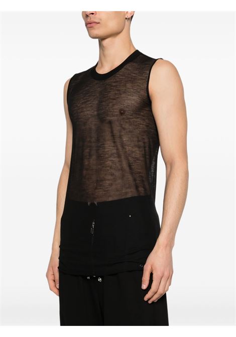basiic sl t tank top man black RICK OWENS | RU01F2151 JWR09